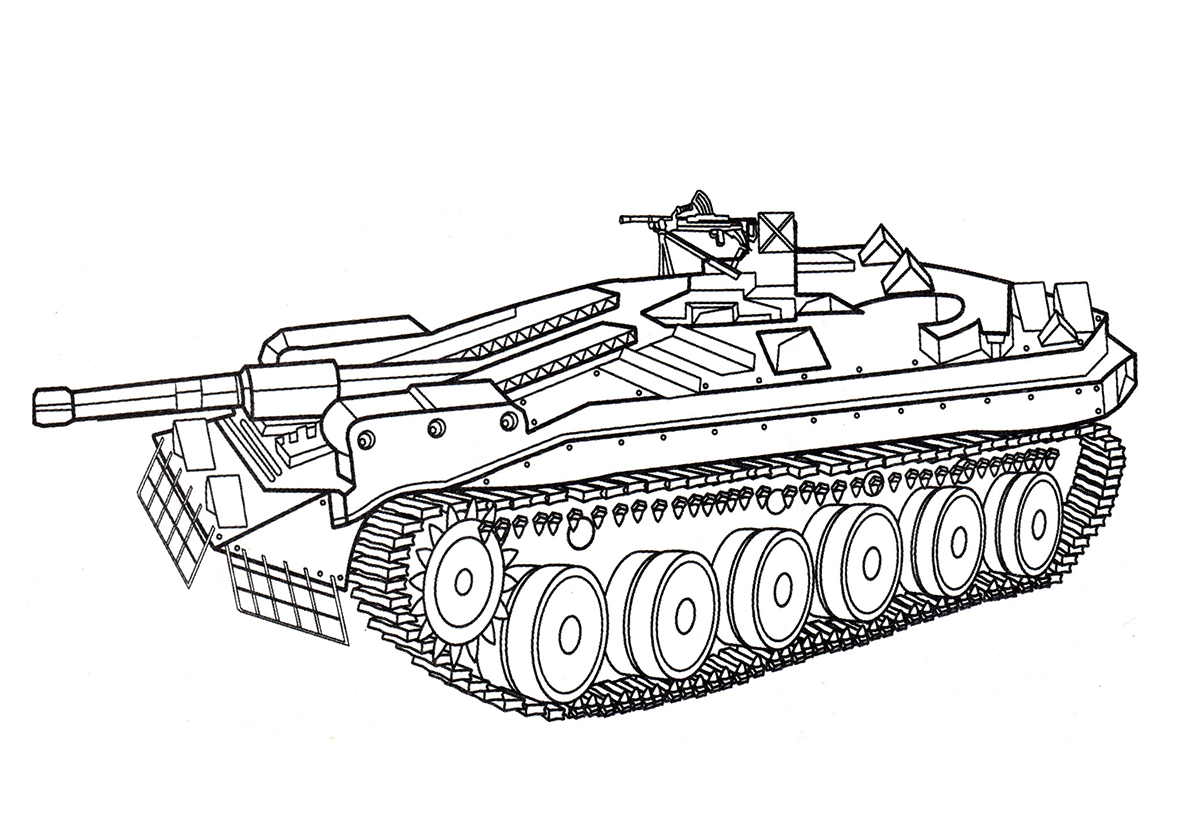 Раскраска танки раскраски с танками и военной техникой...